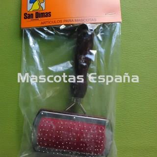 SAN DIMAS Cepillo Púas De Acero Mango Madera - Imagen 1